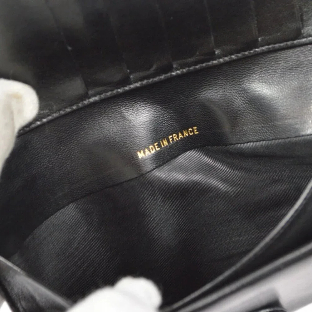 Chanel Long Wallet Black Calfskin